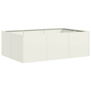 plantekasse 120x80x40 cm stål hvid - Xlshop.dk