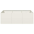 plantekasse 120x80x40 cm stål hvid - Xlshop.dk