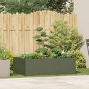 plantekasse 120x80x40 cm stål olivengrøn - Xlshop.dk