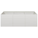 plantekasse 120x80x40 cm rustfrit stål