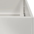 plantekasse 120x80x40 cm rustfrit stål