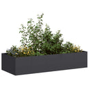 plantekasse 200x80x40 cm stål sort - Xlshop.dk