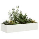 plantekasse 200x80x40 cm stål hvid - Xlshop.dk