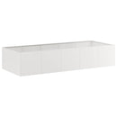 plantekasse 200x80x40 cm rustfrit stål - Xlshop.dk