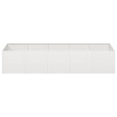 plantekasse 200x80x40 cm rustfrit stål - Xlshop.dk