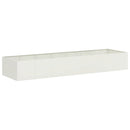 plantekasse 280x80x40 cm stål hvid - Xlshop.dk