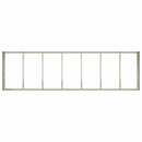 plantekasse 280x80x40 cm stål hvid - Xlshop.dk