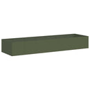 plantekasse 280x80x40 cm stål olivengrøn - Xlshop.dk