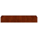 plantekasse rustfarvet 280x80x40 cm forvitringsstål