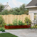 plantekasse rustfarvet 280x80x40 cm forvitringsstål