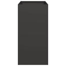 plantekasse 40x80x80 cm stål sort - Xlshop.dk