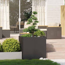 plantekasse 80x80x80 cm stål sort - Xlshop.dk