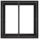 plantekasse 80x80x80 cm stål sort - Xlshop.dk