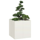plantekasse 80x80x80 cm stål hvid - Xlshop.dk