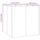 plantekasse 80x80x80 cm rustfrit stål