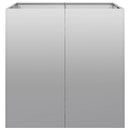 plantekasse 80x80x80 cm galvaniseret stål