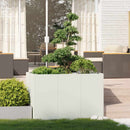 plantekasse 120x80x80 cm stål hvid - Xlshop.dk