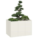 plantekasse 120x80x80 cm stål hvid - Xlshop.dk
