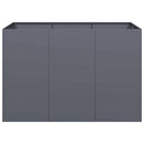 plantekasse 120x80x80 cm stål antracitgrå - Xlshop.dk