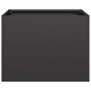plantekasse 40x40x30 cm stål sort - Xlshop.dk