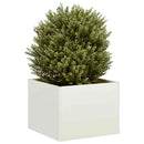 plantekasse 40x40x30 cm stål hvid - Xlshop.dk