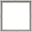plantekasse 80x80x30 cm rustfrit stål