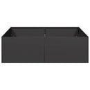 plantekasse 100x100x30 cm stål sort - Xlshop.dk