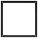 plantekasse 100x100x30 cm stål sort - Xlshop.dk