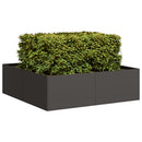 plantekasse 100x100x30 cm stål sort - Xlshop.dk
