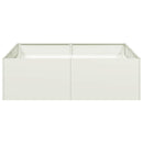 plantekasse 100x100x30 cm stål hvid - Xlshop.dk