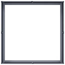 plantekasse 100x100x30 cm stål antracitgrå - Xlshop.dk
