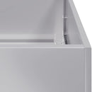 plantekasse 100x100x30 cm galvaniseret stål