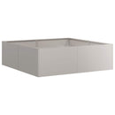 plantekasse rustfarvet 100x100x30 cm forvitringsstål