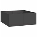 plantekasse 100x100x40 cm stål sort - Xlshop.dk