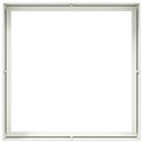 plantekasse 100x100x40 cm stål hvid - Xlshop.dk