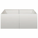plantekasse 100x100x40 cm rustfrit stål