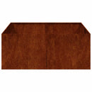 plantekasse rustfarvet 100x100x40 cm forvitringsstål