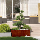 plantekasse rustfarvet 100x100x40 cm forvitringsstål