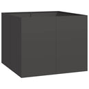 plantekasse 100x100x80 cm stål sort - Xlshop.dk