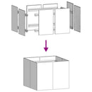 plantekasse 100x100x80 cm stål sort - Xlshop.dk
