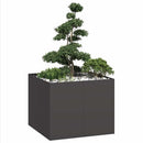 plantekasse 100x100x80 cm stål sort - Xlshop.dk