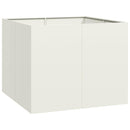 plantekasse 100x100x80 cm stål hvid - Xlshop.dk