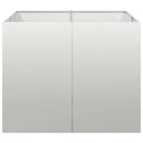 plantekasse 100x100x80 cm rustfrit stål