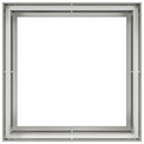 plantekasse 100x100x80 cm rustfrit stål