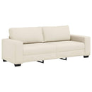 Sofa 3 pcs Beige 221 x 80 x 82 cm Linned-blandet stof