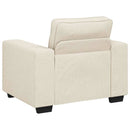 Sofa 3 pcs Beige 221 x 80 x 82 cm Linned-blandet stof