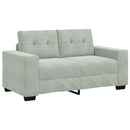 Sofa Sæt 3 pcs Lysegrå 221 x 80 x 80 cm Fløjl