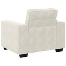 sofasæt 3 dele med hynder velour cremefarvet