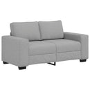 sofasæt 2 dele med hynder stof skygrå