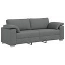 Sofa 2 pcs Mørkegrå 219 x 80 x 82 cm Stof